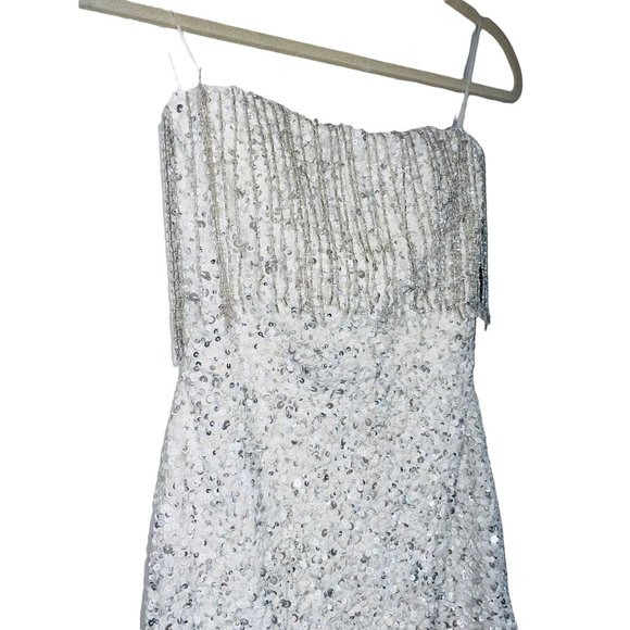 Retrofete Dress Cassandra Strapless Mini in White - Picture 6 of 16